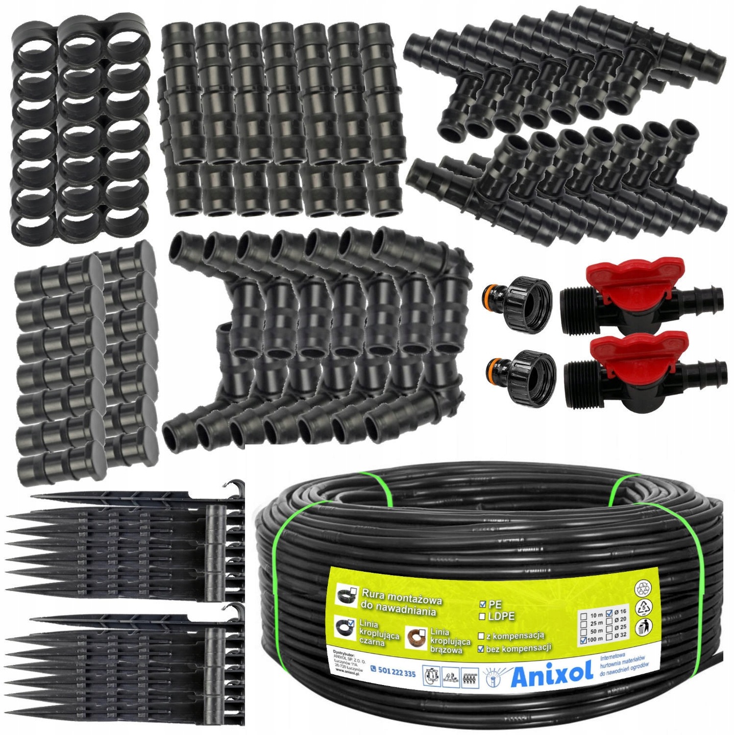 Linia kroplująca (Wzmocniona) 100m 174 akcesoria Nawadnianie Datka