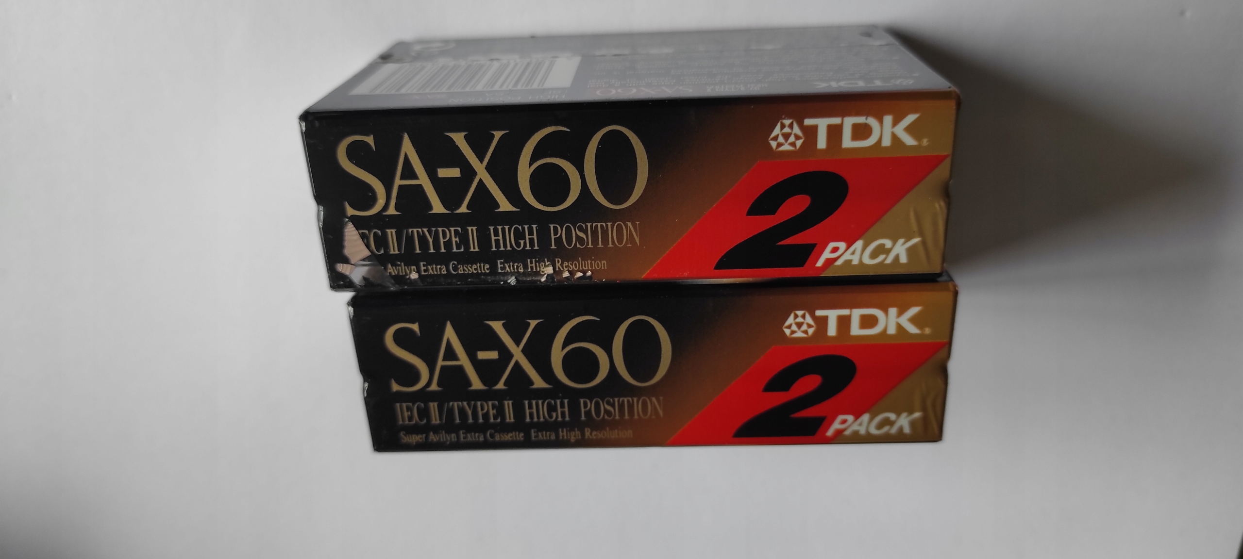 2pack (2 kasety) TDK SA-X60 NOS folia SA-X60 RC@6 Model TDK SA-X 90