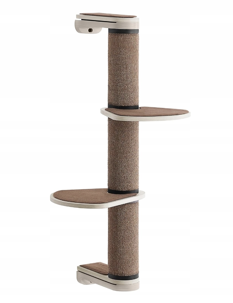 Drapak Ścienny Wieża Słupek Do Drapania Sizal 101cm Brąz