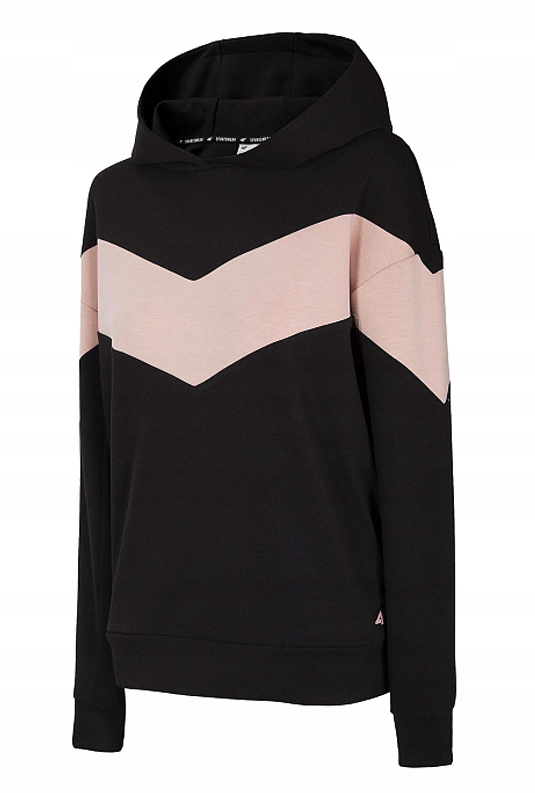 

Bluza 4F Damska H4L21 BLD012 Czarna Kaptur R. S
