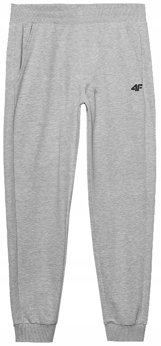 4F Spodnie Męskie dresowe M0942 jasne szare r. L