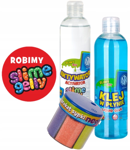 

Zestaw kreatywny Slime Astra niebieski