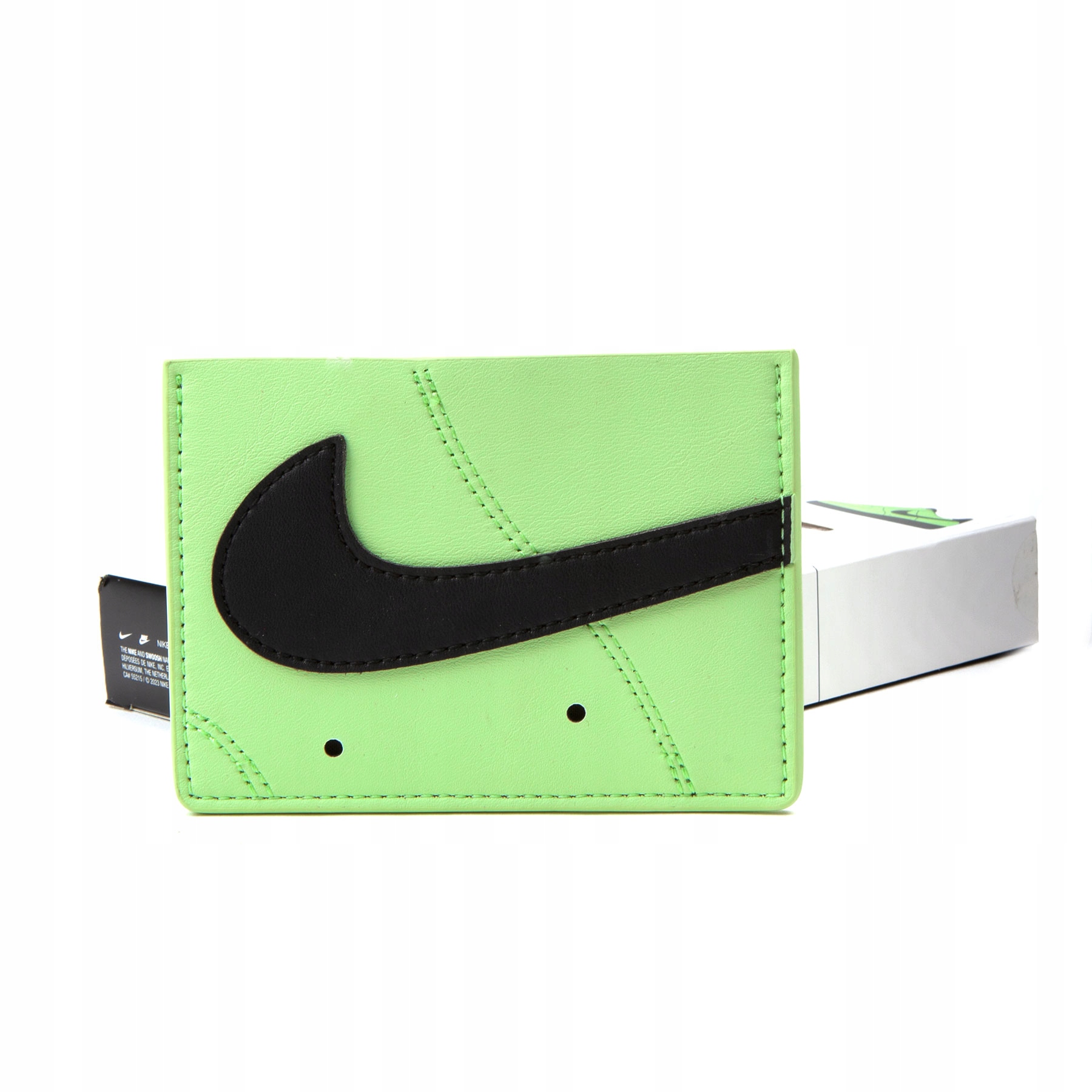 Portfel Nike Icon Air Force 1 Card Wallet portfel na karty z Rfid zielony