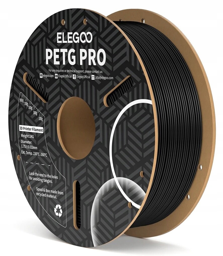 Filament Elegoo Petg Pro (czarny) Elegoo