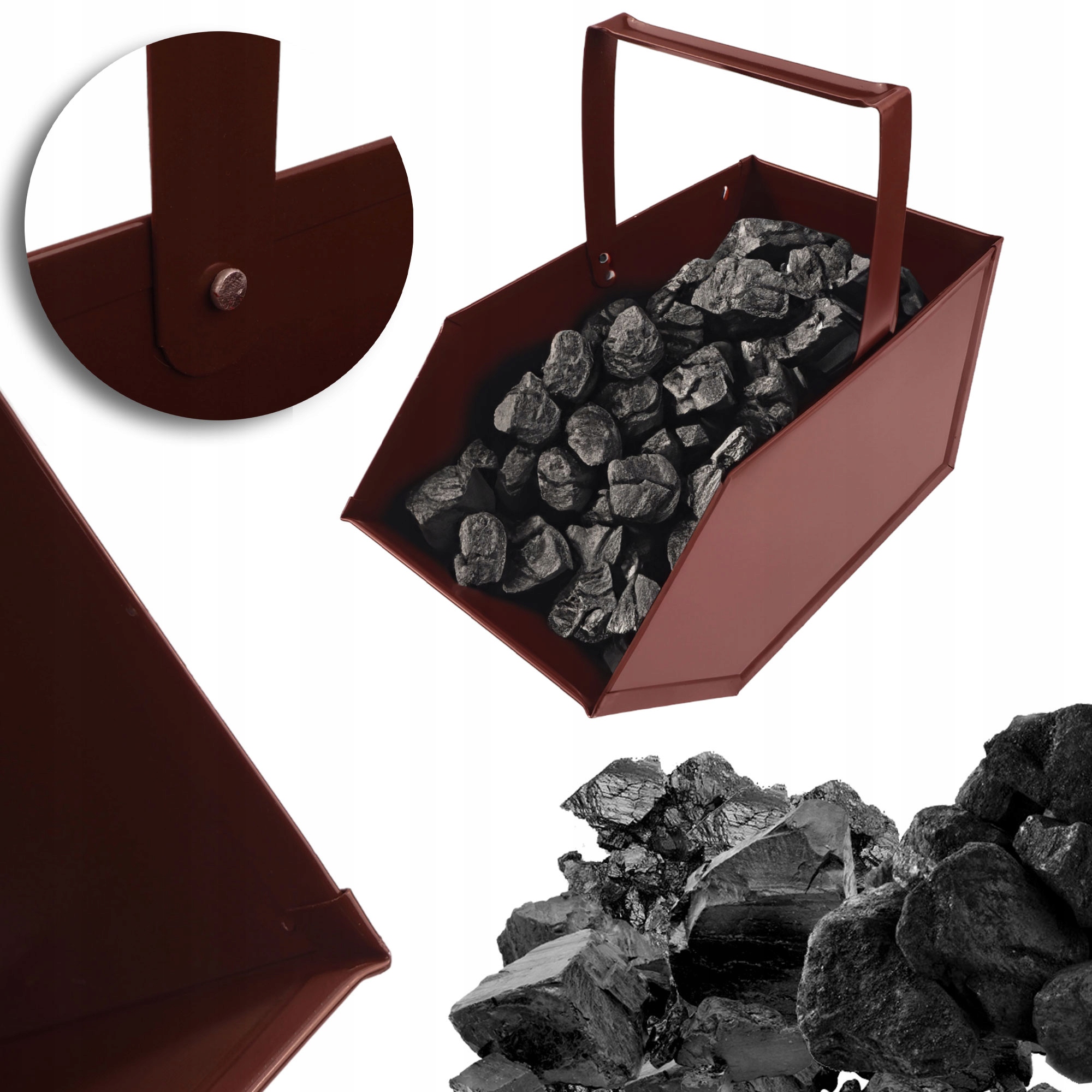 WĘGLARKA MAŁA NA WĘGIEL POPIÓŁ BRĄZOWA PRAKTYCZNA