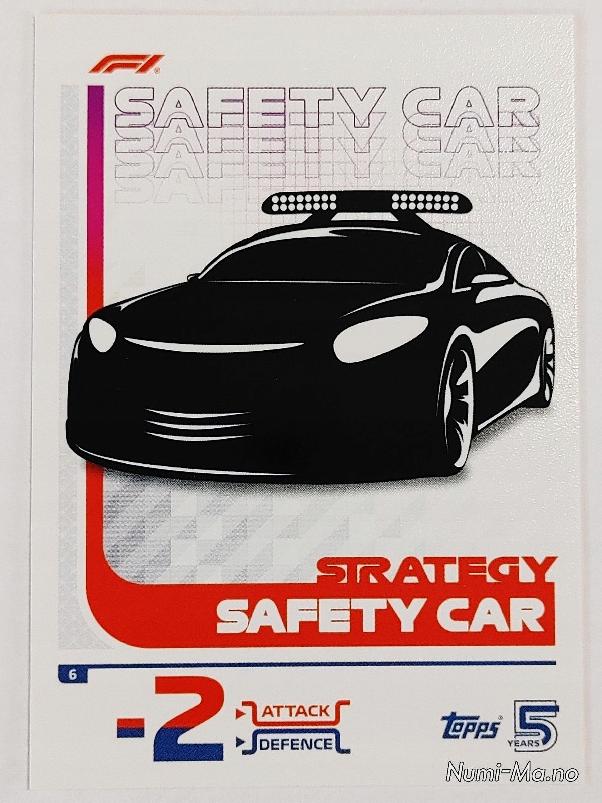 Topps Turbo Attax Formuła 1 2024 NR.006 Safety Car 0496