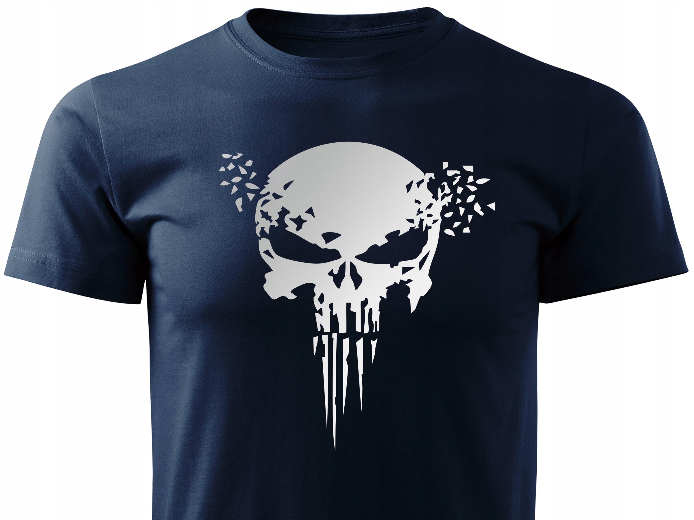 

Czacha koszulka T-shirt odblaskowy nadruk Punisher