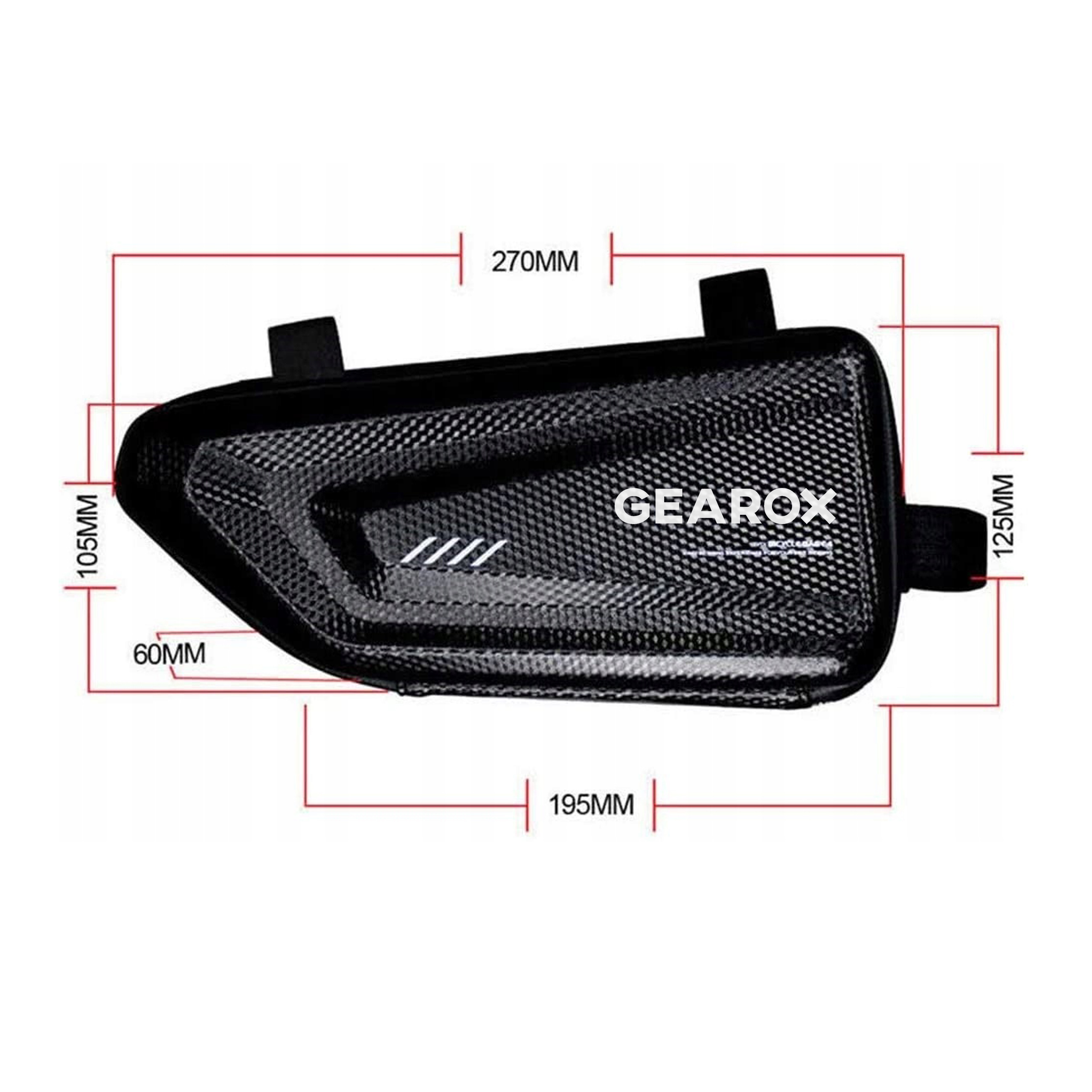 WODOODPORNA SAKWA ROWEROWA TORBA SASZETKA POD RAMĘ NA ROWER GEAROX 1,5L Kod producenta SAKWA GEAROX 153