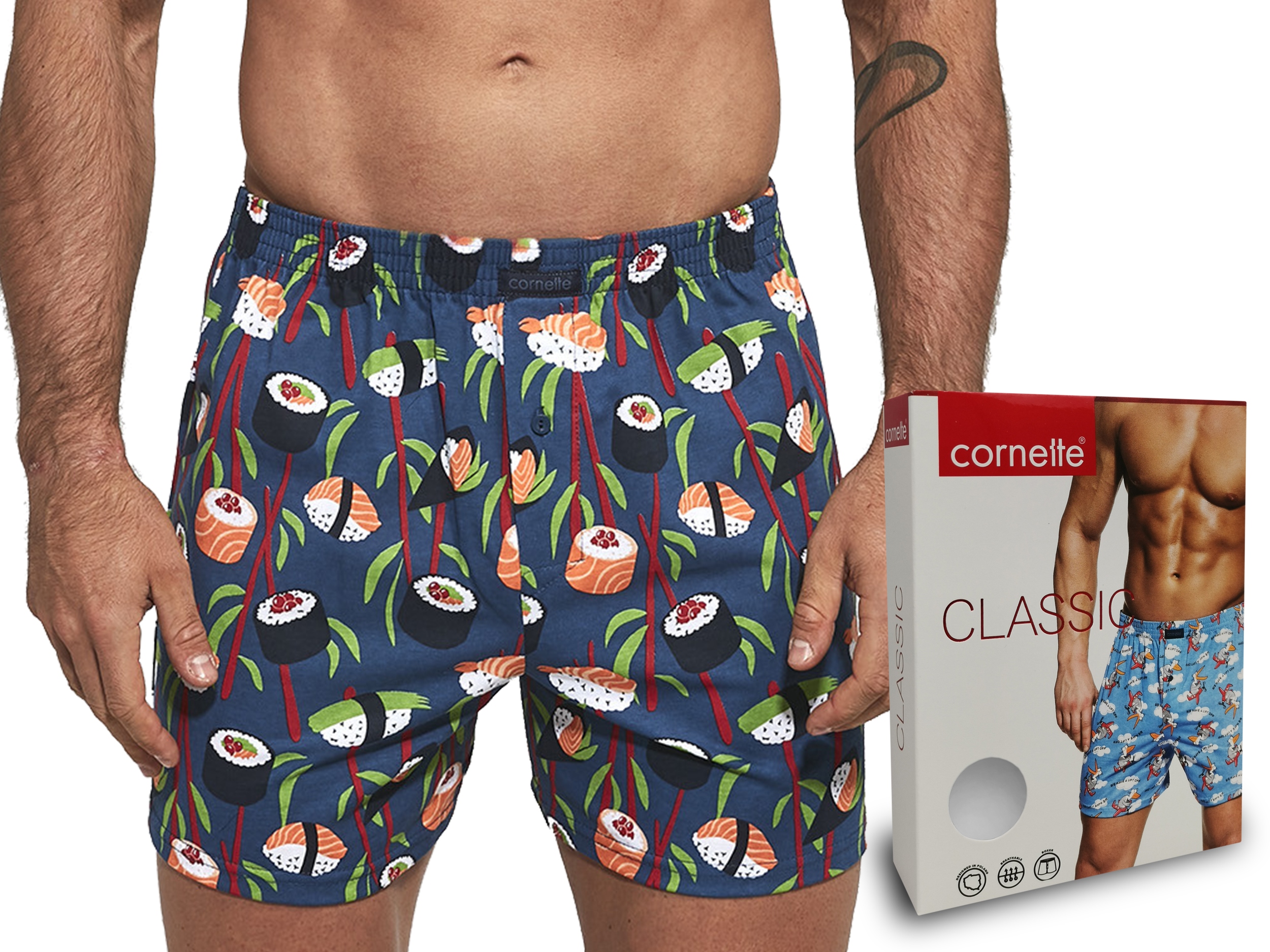 

bokserki Cornette Classic bawełna 001/86 Sushi 4XL