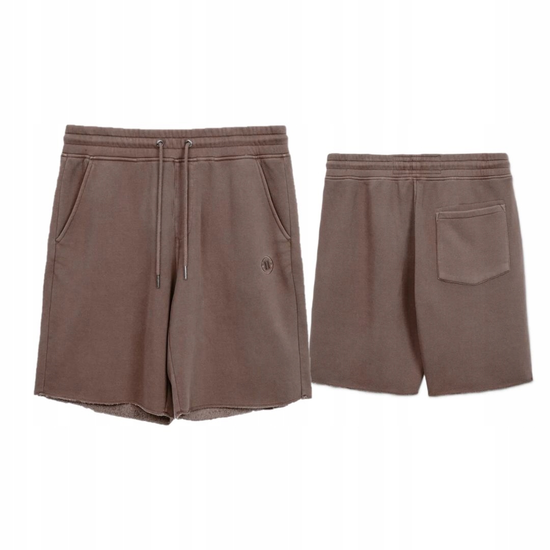 Pitbull West Coast Pánské Teplákové Kraťasy Washed Lancaster II Bordové