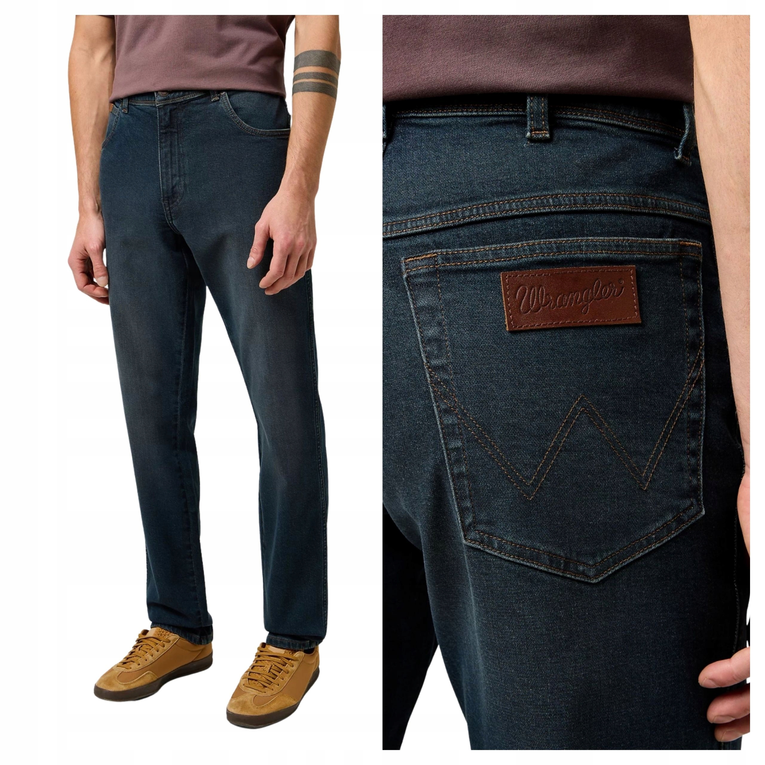 Pánské kalhoty Wrangler River Slim Fit Zúžené džíny Old River W32 L34