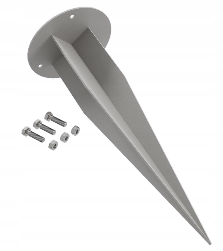 Kotvící Kolík základna pro upevnění zahradního kohoutku s bočním připojením