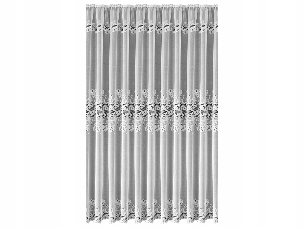 

Firana Gotowa Żakardowa 230 X 300 Z Taśmą Haft 36