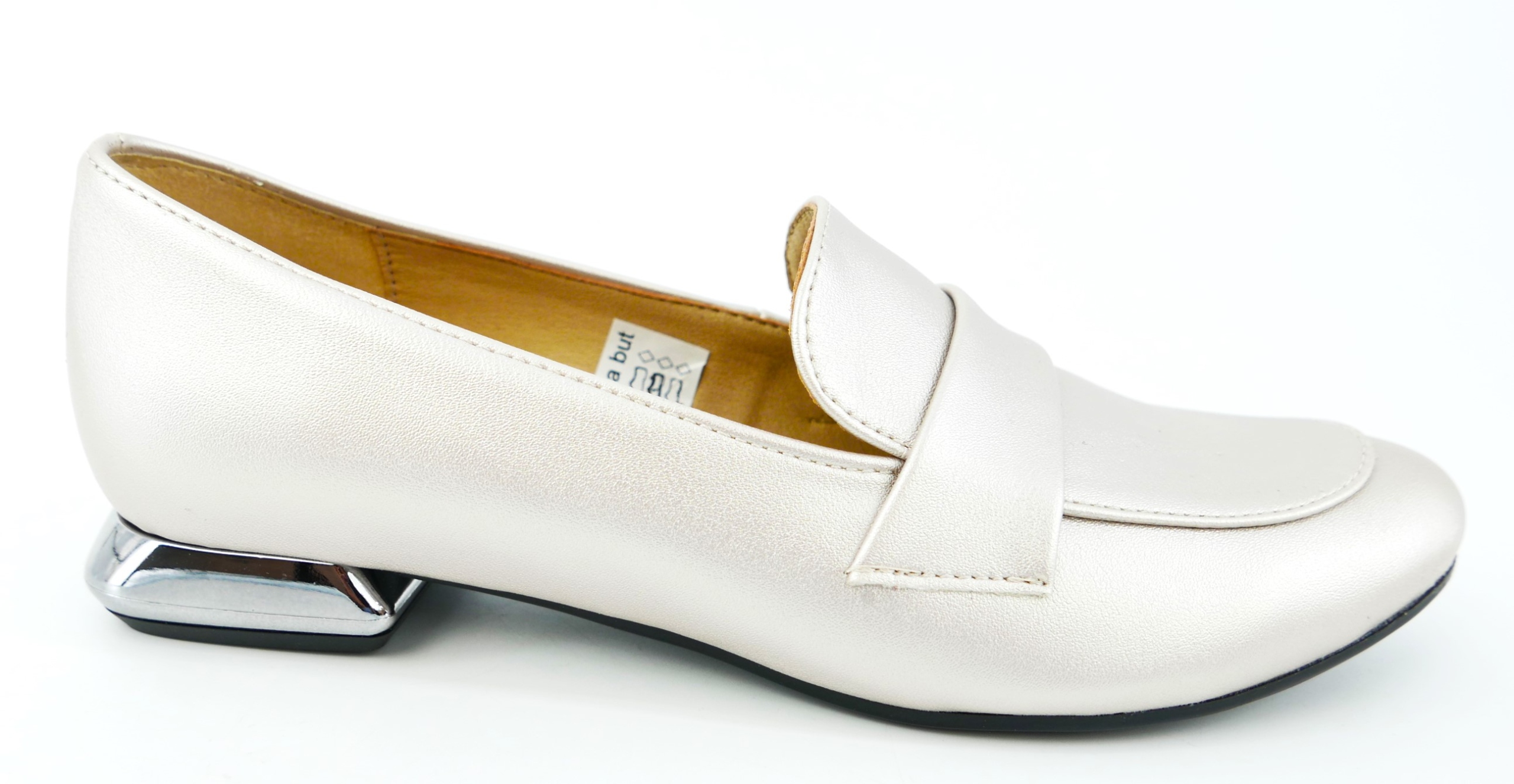 Aga Boty Mokasíny Perleťové Eko Kůže R37