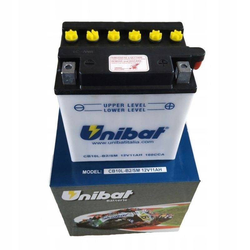 batéria Unibat 11Ah-12V 160A (p+)