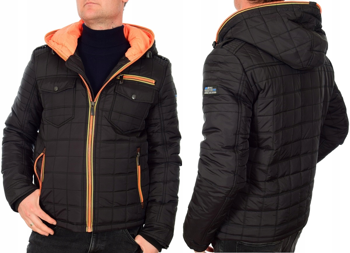 Zimní Bunda AH55179P Zateplená Péřová XL