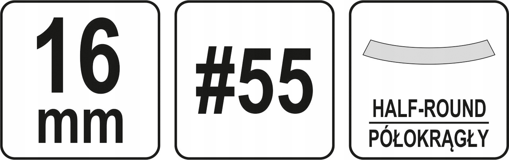 PÓŁOKRĄGŁE DŁUTO DO DREWNA 16MM Zastosowanie do drewna