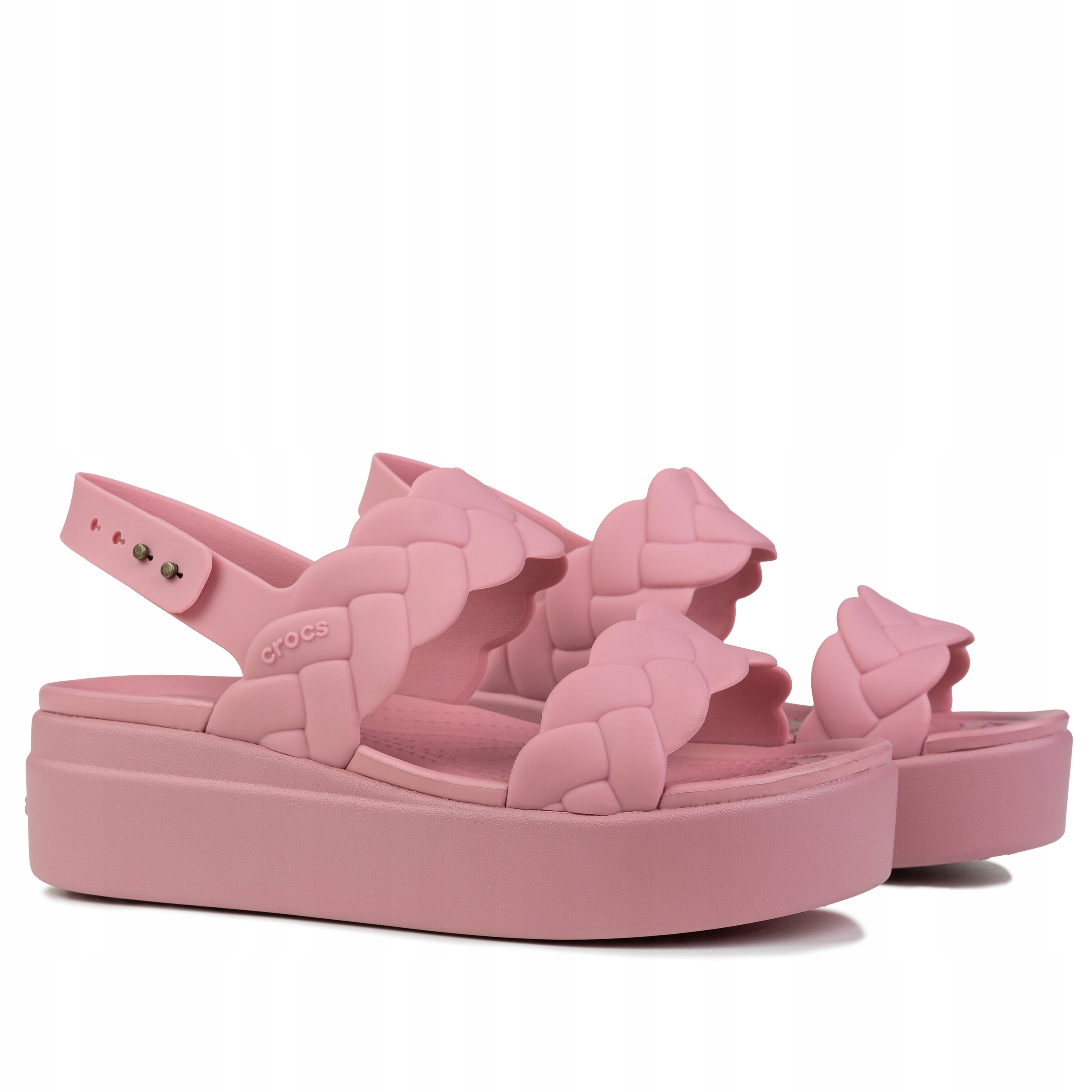 Dámské sandály Crocs Brooklyn Woven Upper Lw Platforma 2099776XX