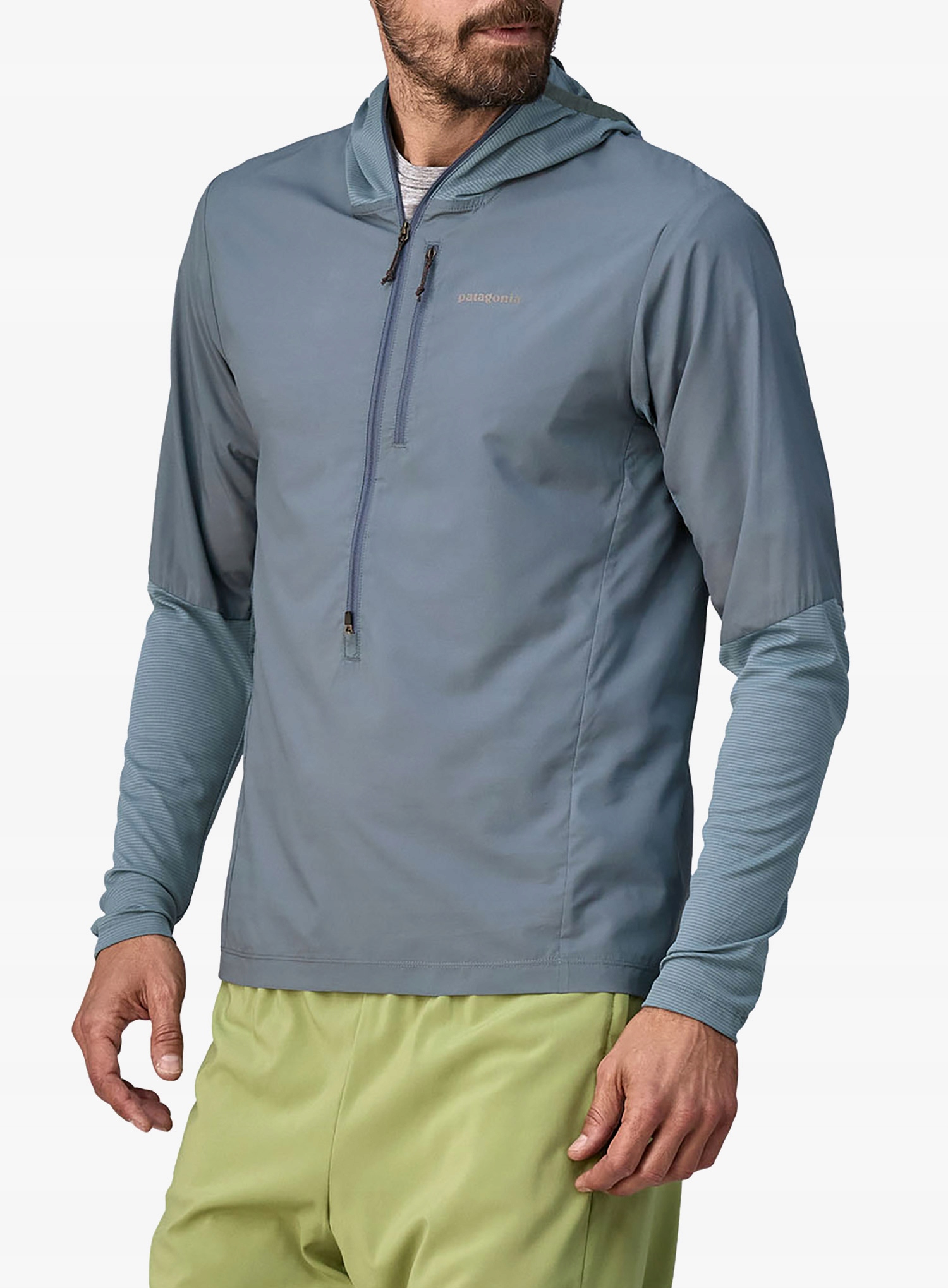 Kurtka do biegania Patagonia Airshed Pro Pullover utility blue XL