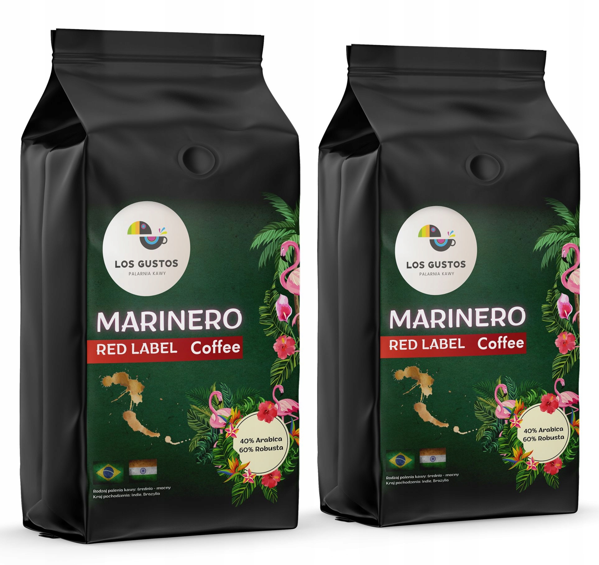 Marinero Red Label Kawa ziarnista 2x1000g