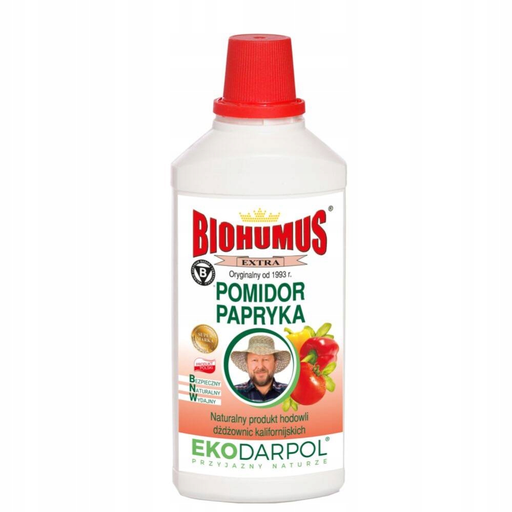 

Biohumus Nawóz Z Dżdżownic Do Pomidorów Papryki 1L