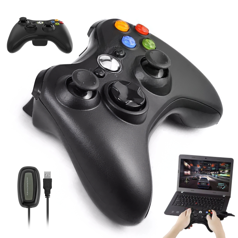 Kontroler 2.4GHZ Do Xbox 360 Z Dużym Zasiegem 9M I Ergonomicznym Dizajnem