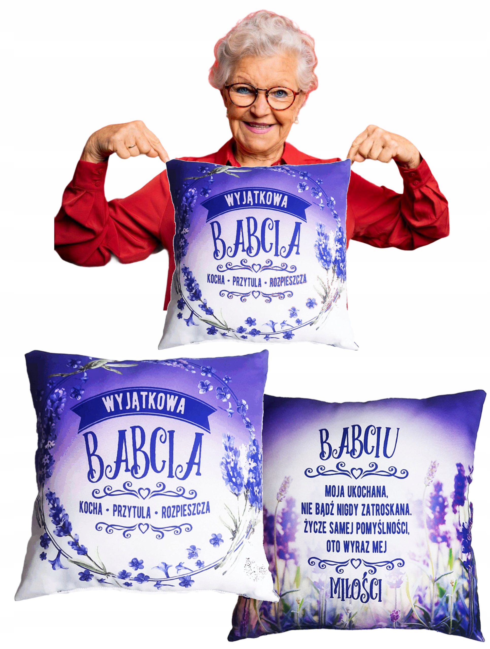 

Dzień Babci i Dziadka Poduszka Duża babcia dziadek