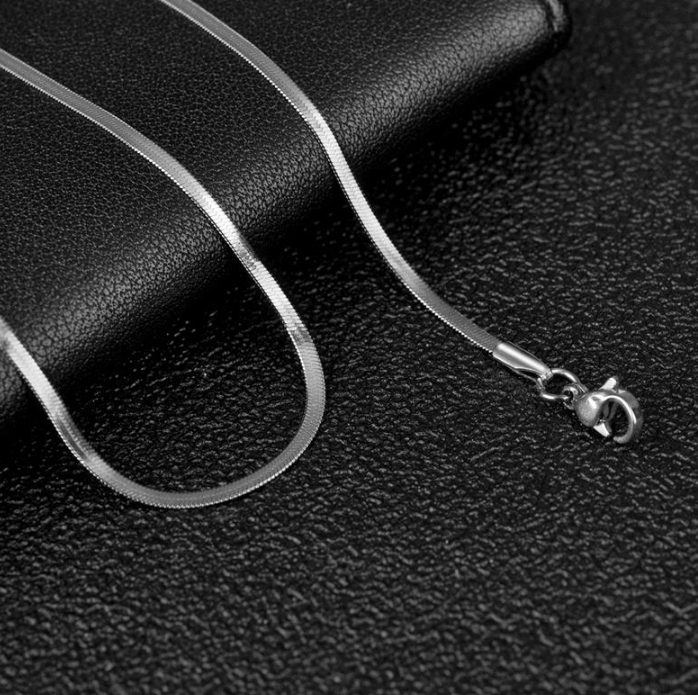 Łańcuszek Żmijka Stal Szlachetna 316L Wąż 2mm 45cm Długość całkowita 45 cm