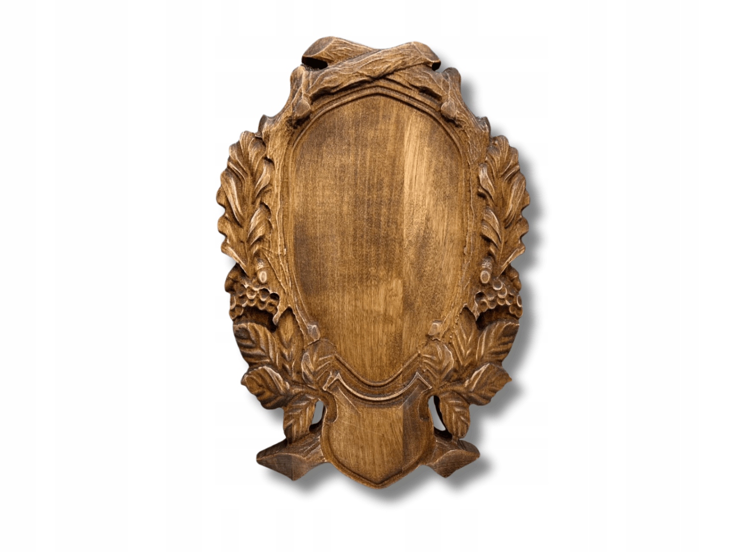 Vyřezávaná deska pod kozí lebku – trofejní tabule 30 cm, lovecká ozdoba