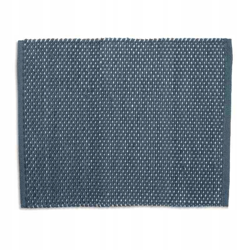 Kela Koupelnová předložka Miu směs bavlna/polyester kouřově modrá 65,0x55,0