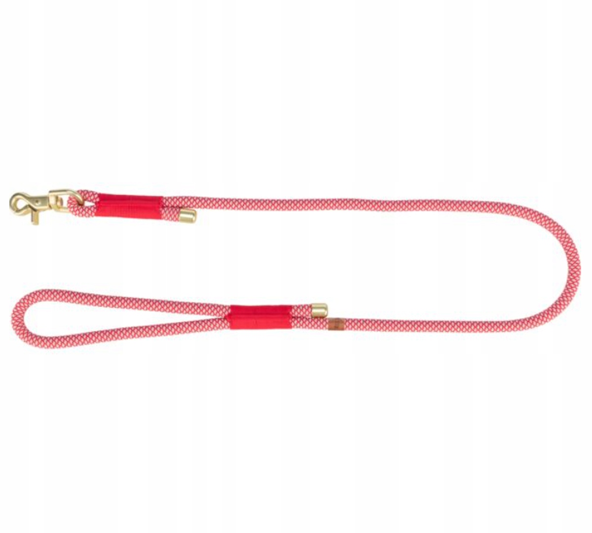 Levně Soft Rope, vodítko, pro psa, červená/krémová, nylon, S–xl: 1.00 m/o 10 mm