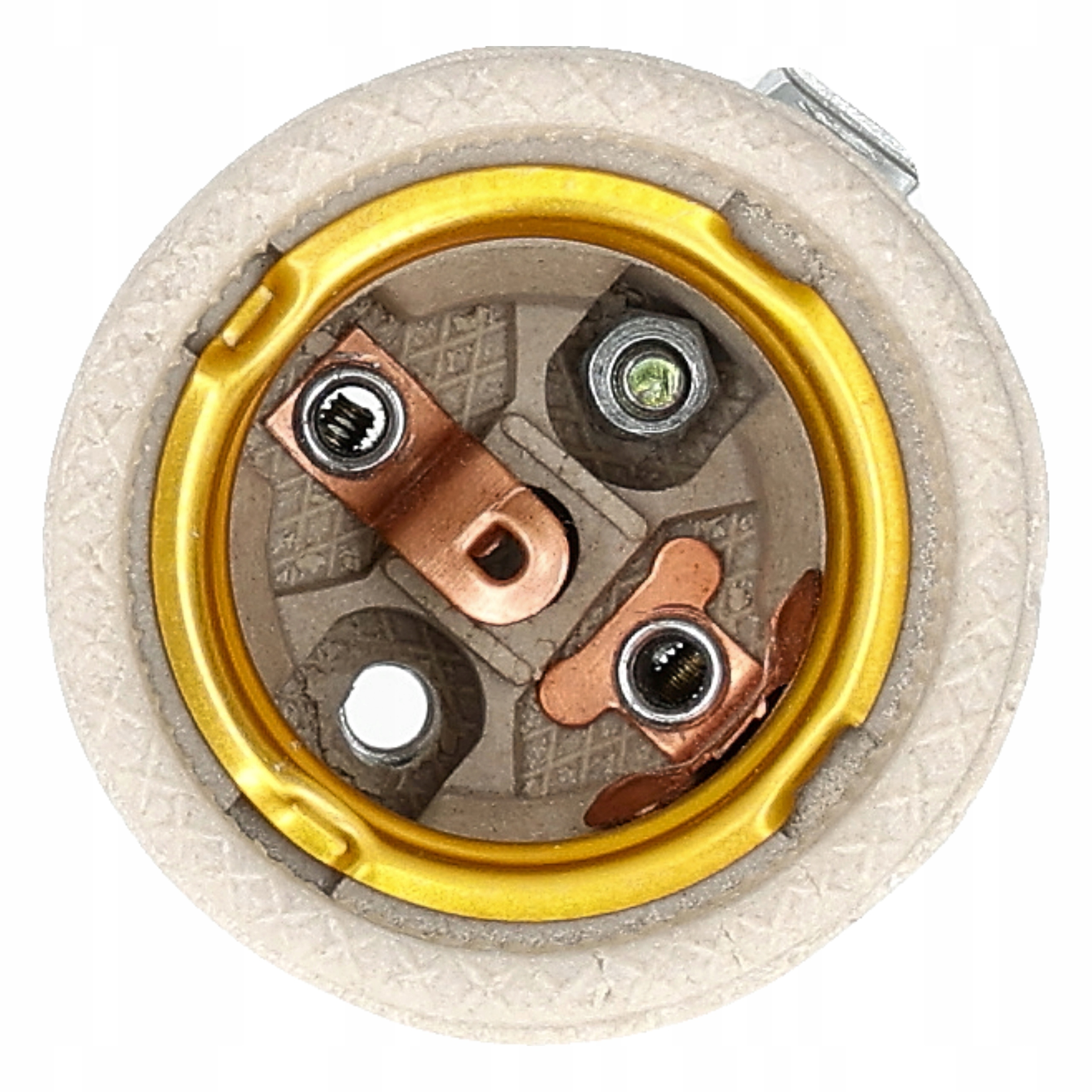 OPRAWA OPRAWKA CERAMICZNA ŻARÓWKI E27 Z BLASZKĄ Stan opakowania oryginalne