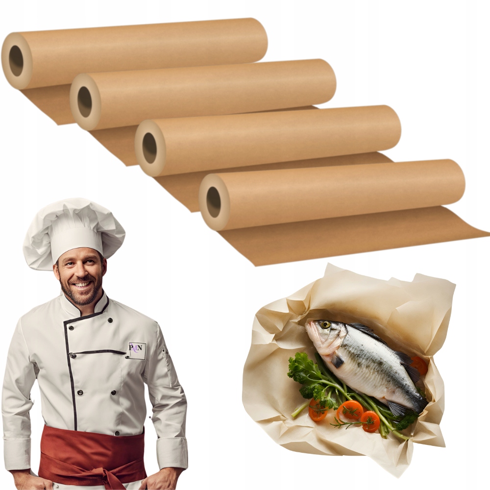 Papír Na Pečení Hnědý Oboustranně Silikonový, Silný, 200 M