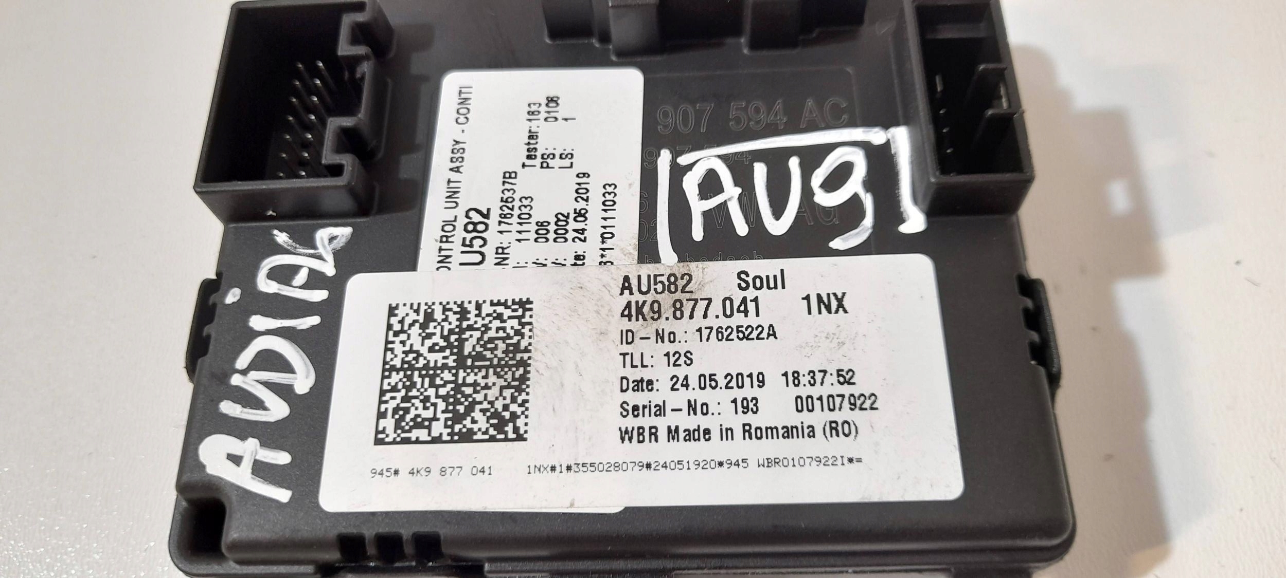 Audi A6 S6 C8 4K modul bedienteil schiebedach 4K9877041 (AU9)