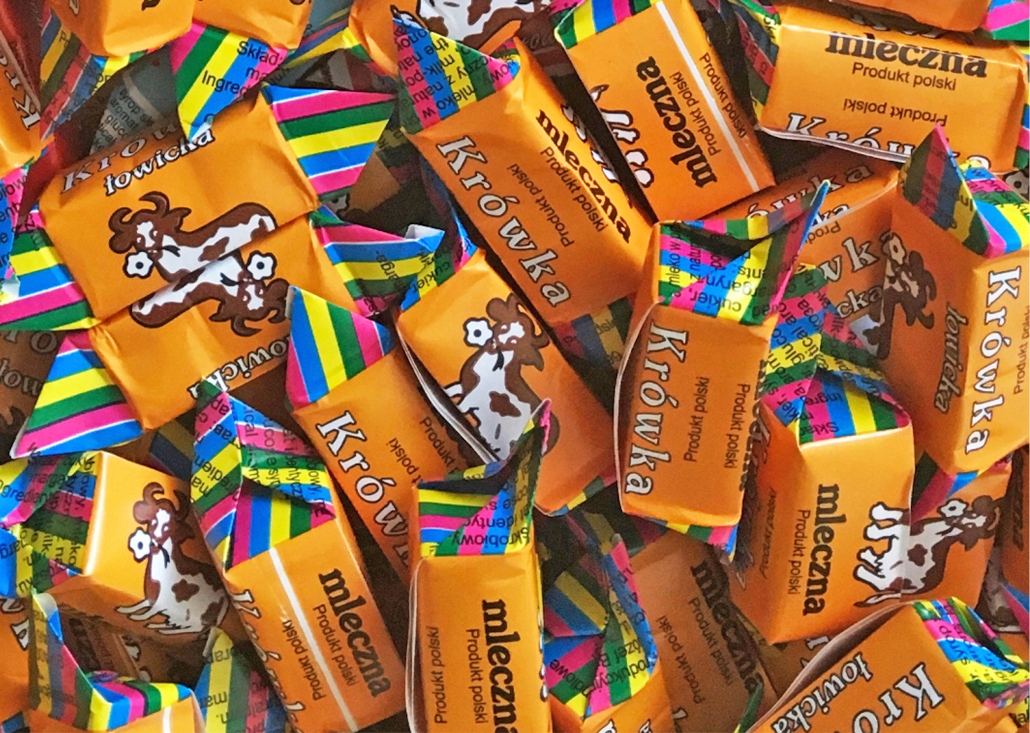 Bonbón Krówka Lovecká mléčná bonbóny krówki mléčná nejlepší 3 kg