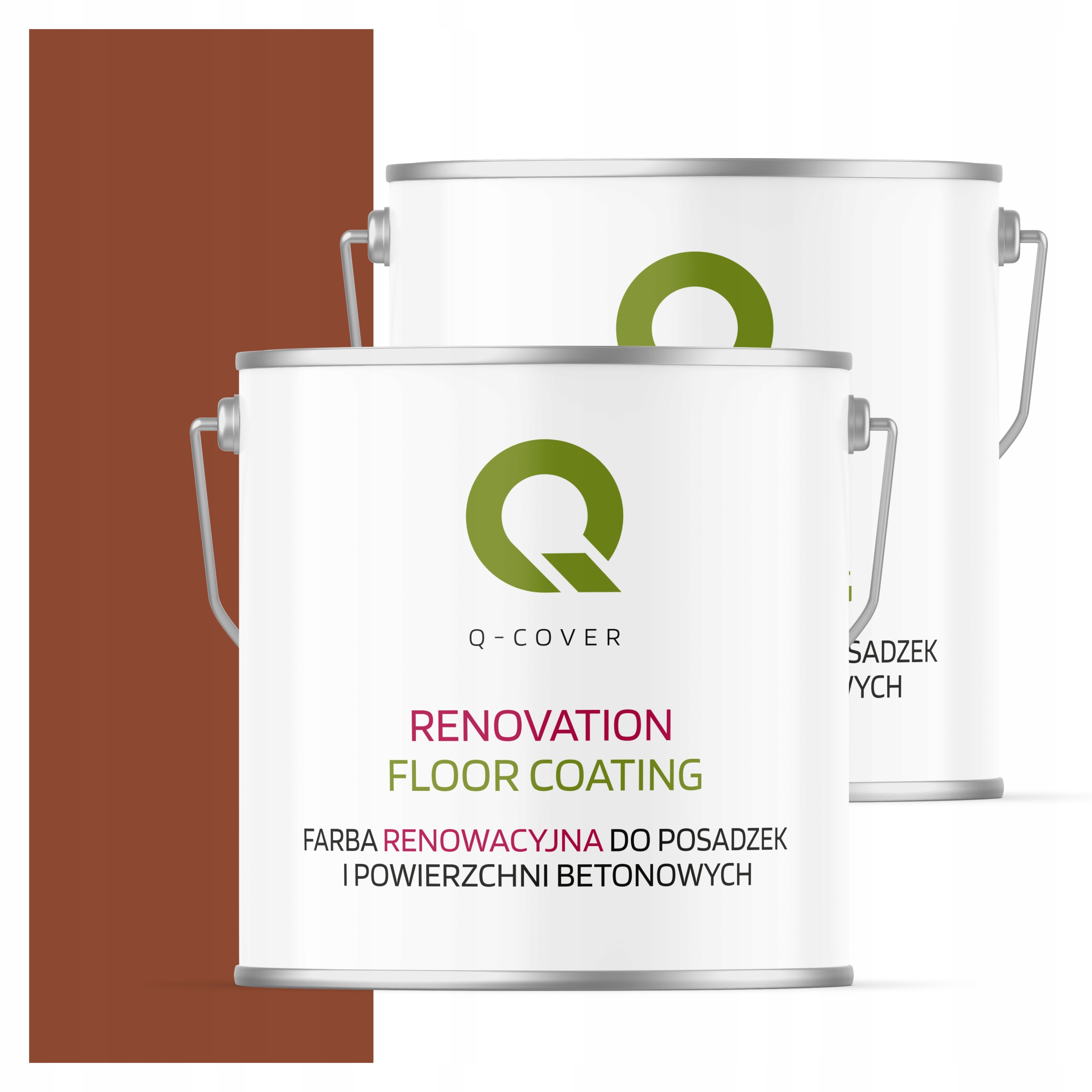 Ochranná farba na betónové podlahy Renovačná tehlová 8004 Satén 5L