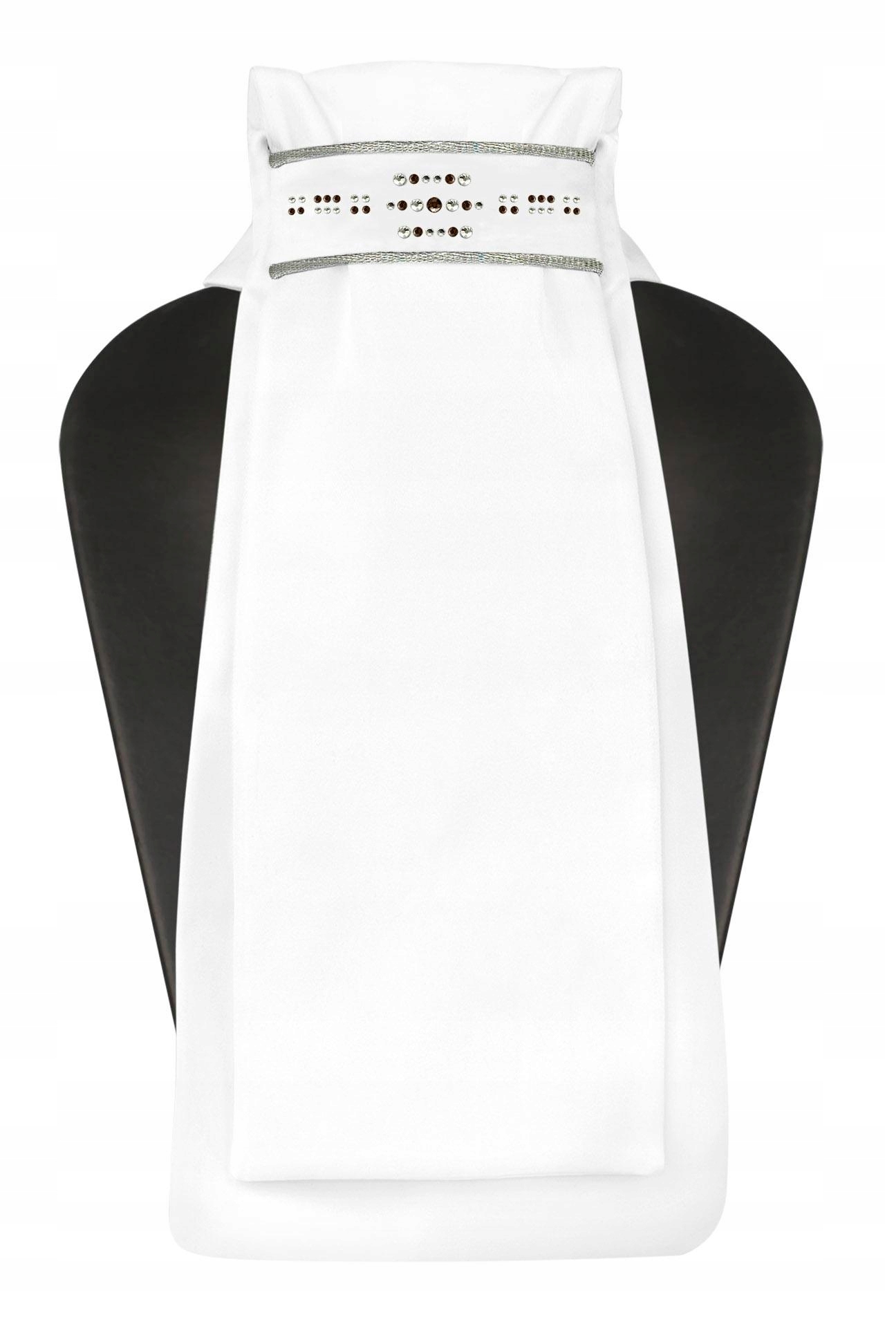 Jezdecký plastron Fair Play Gwen, bílo-hnědý, velikost M (36-38 Cm)