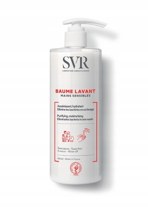SVR Balzam na umývanie rúk Baume Lavant Mains Sensibles - - 400 ml