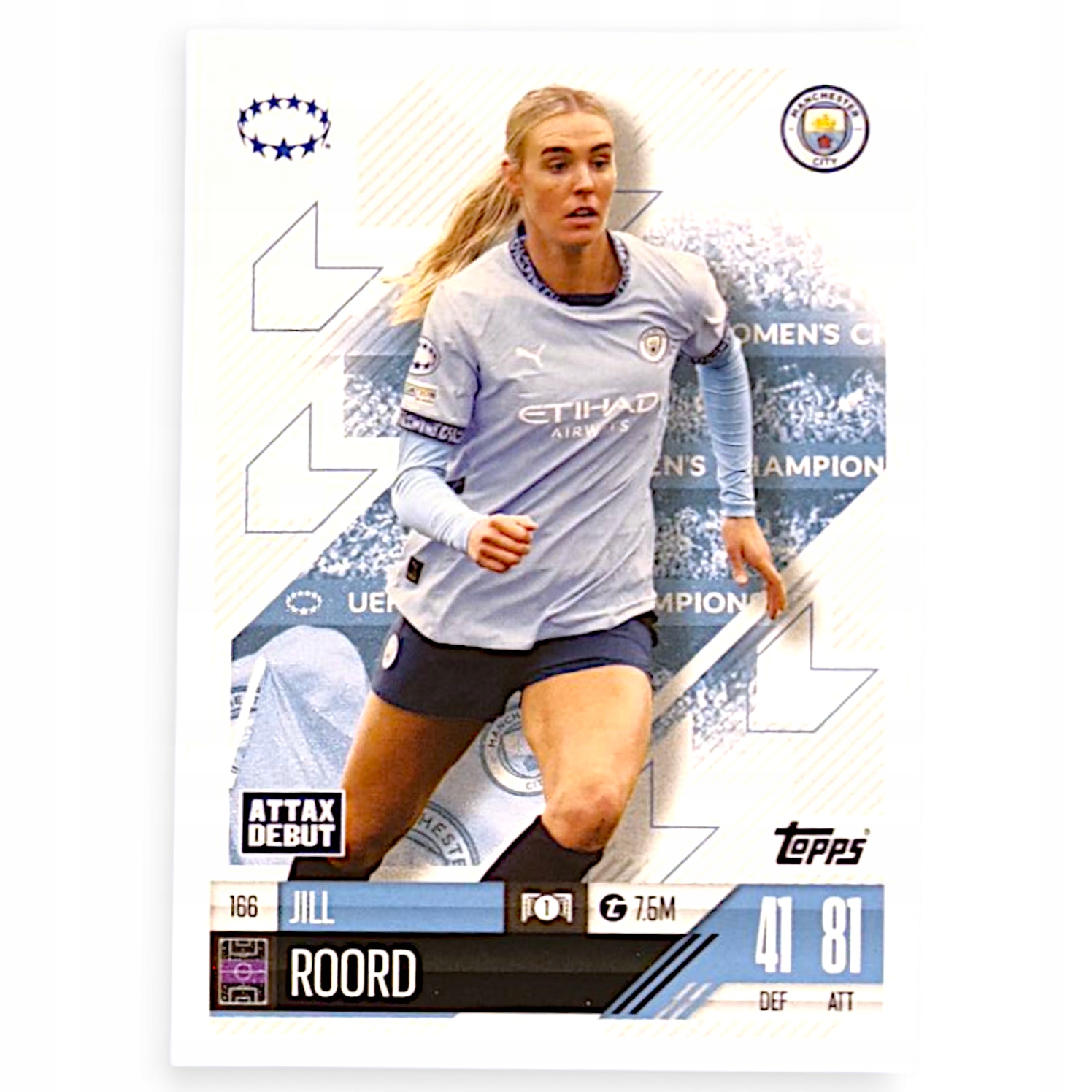 Topps Match Attax Extra 2025 Champions League 166 Jill Roord Manchester