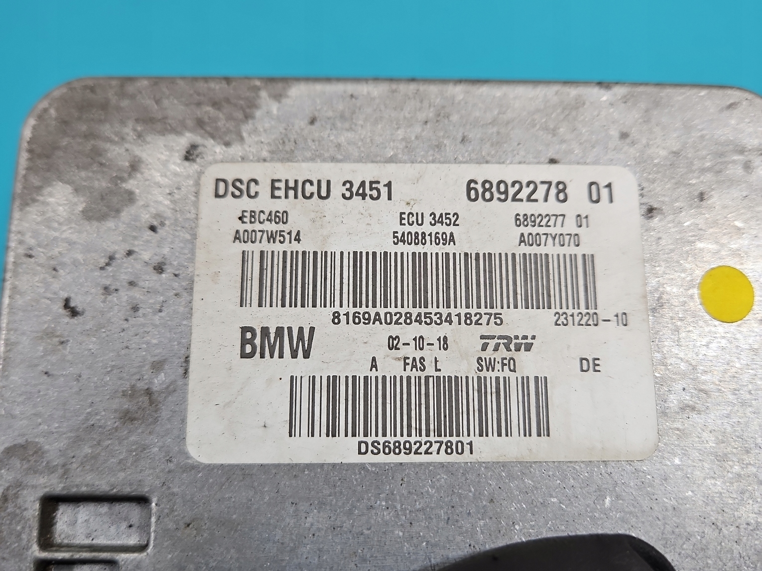 насос ABS BMW X3 G01 6892278