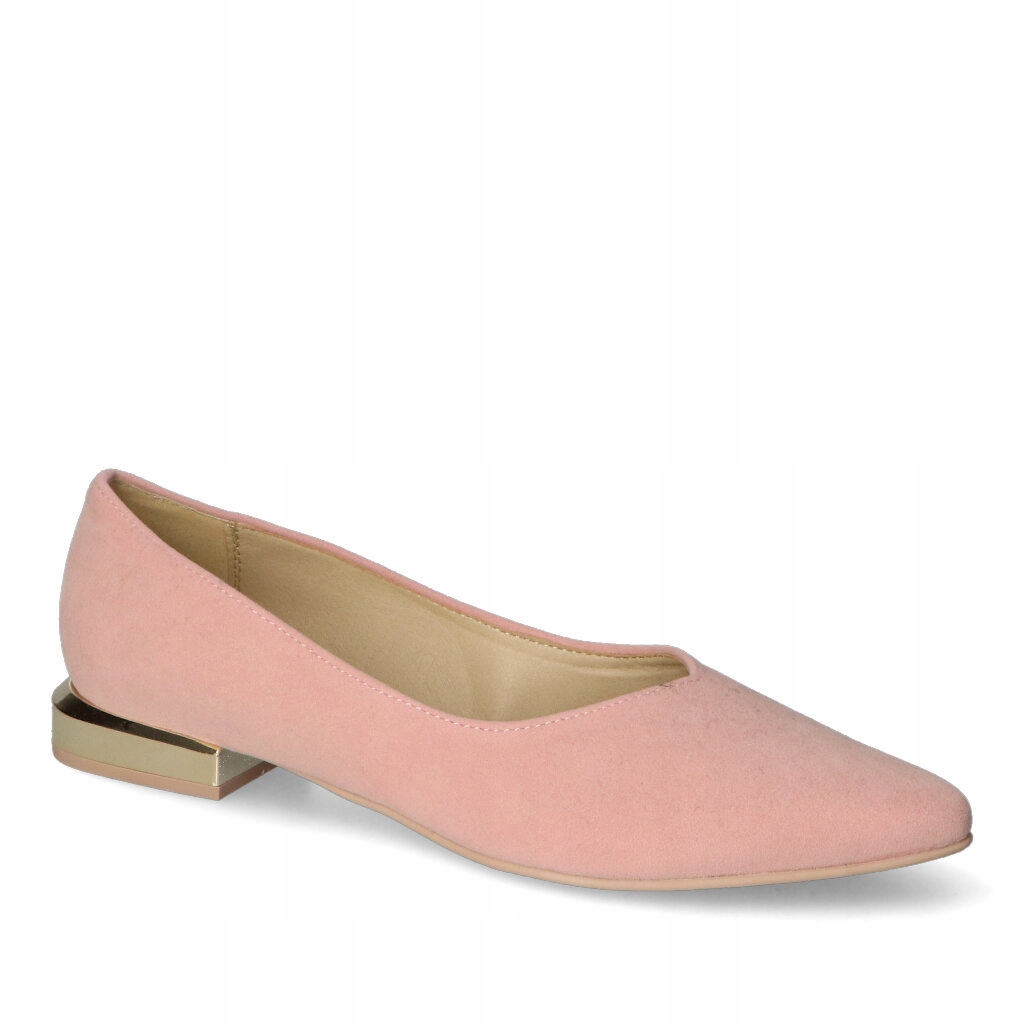 Baleríny Kamex-But 64 Růžový semiš 38