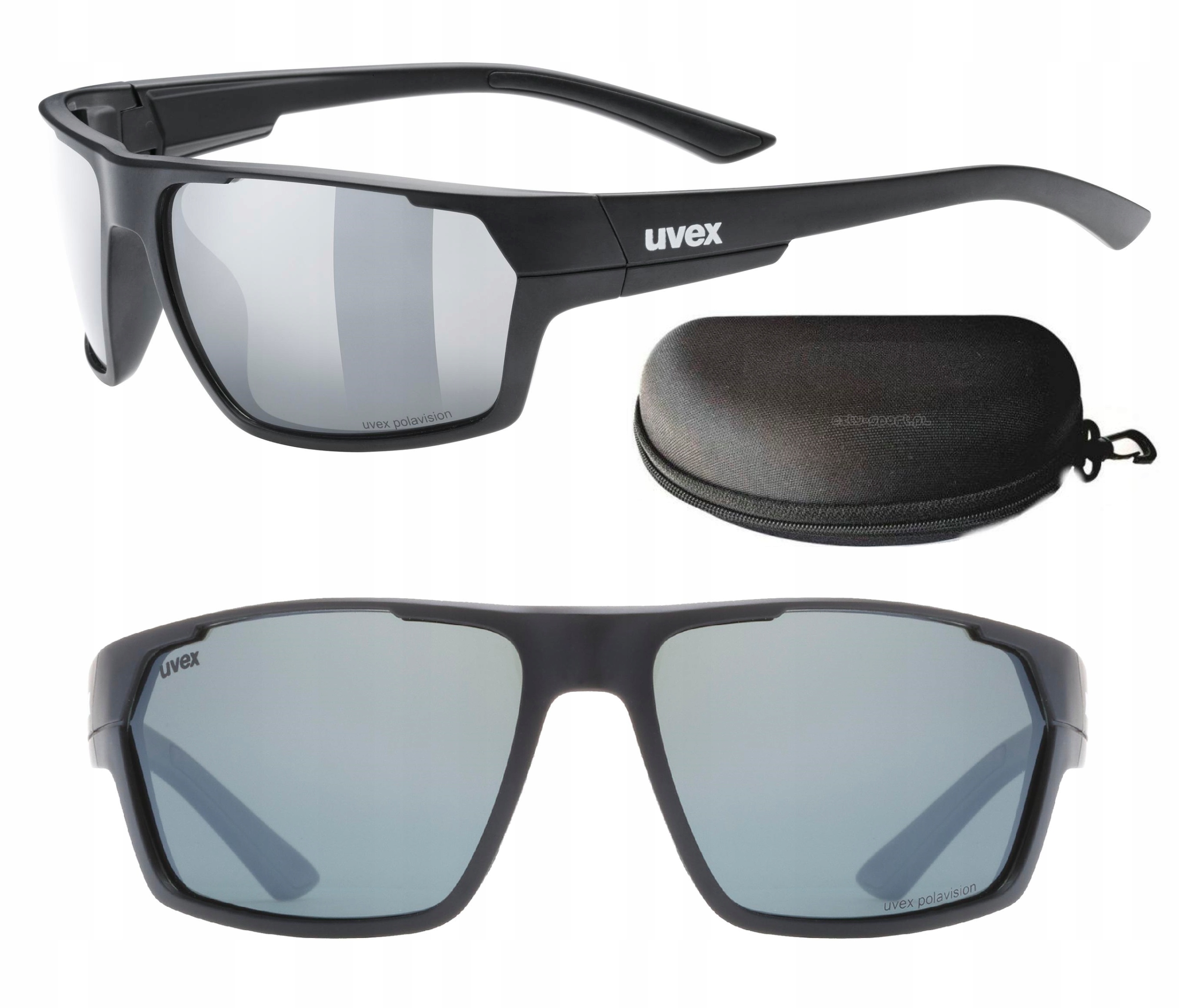 

Okulary Uvex Sportstyle 233 P blak Polavision Etui