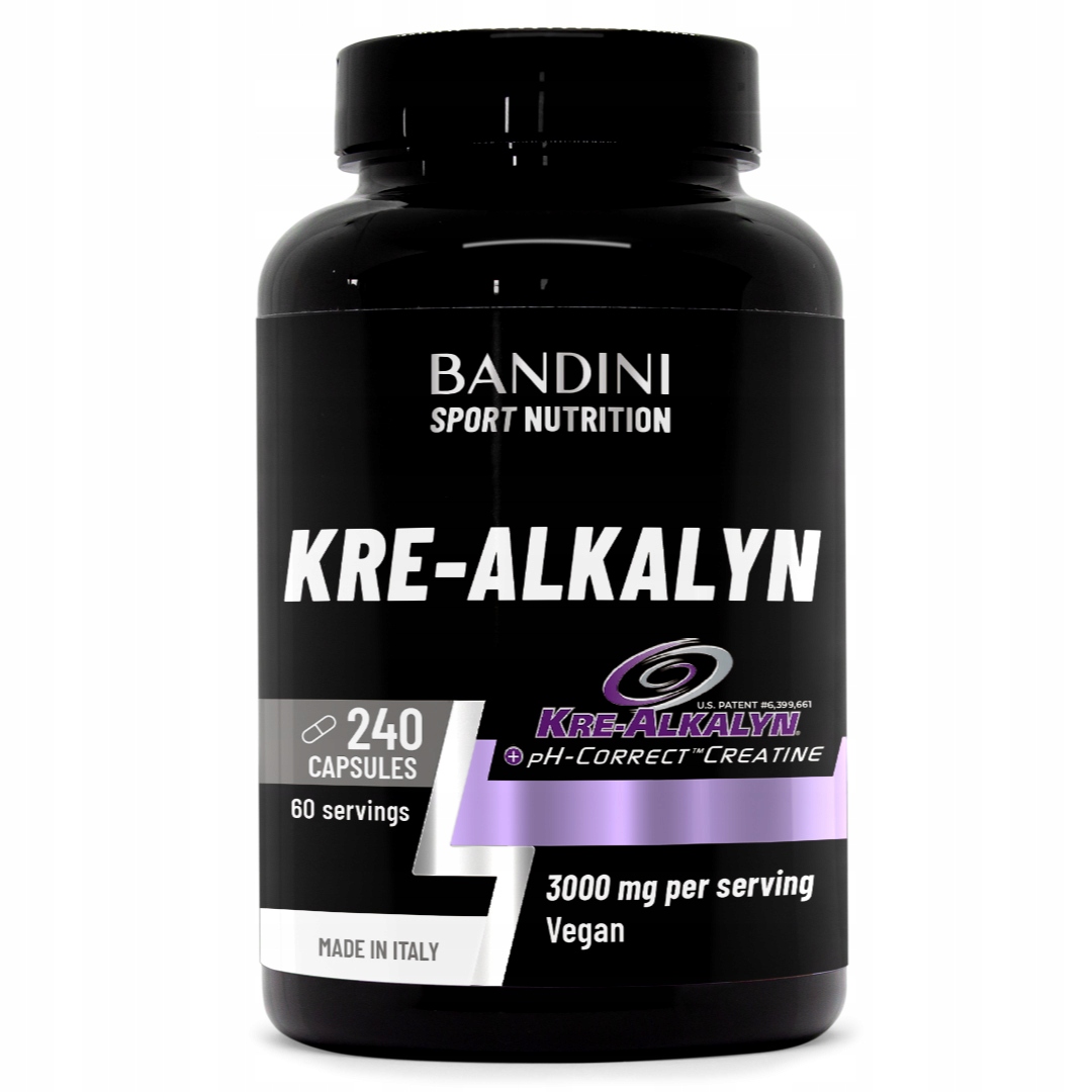 Kre-Alakalyn 240 kapslí Předtréninkový doplněk Bandini kapsle 210 g