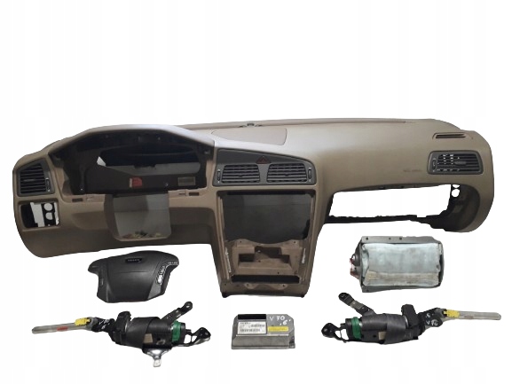 VOLVO V70 2 II 00-07 KONSOLA DESKA PODUSZKI SENSOR AIRBAG PASY PRZÓD