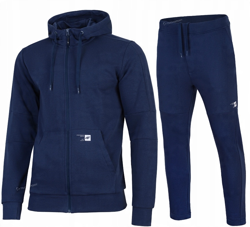 

4F Męski Dres Bawełna Komplet Bluza Spodnie M