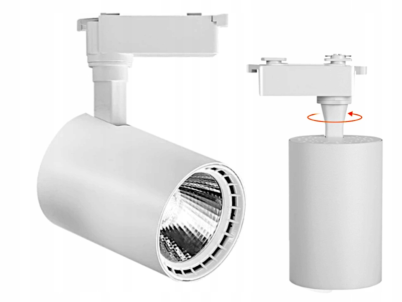 

Reflektor Halogen Szynowy 30W B. Zimna 6000K