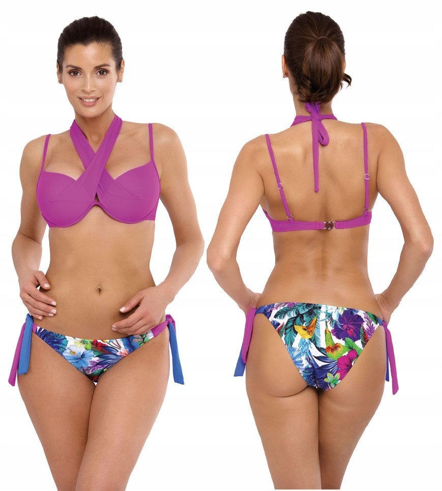 

Kostium kąpielowy M-538/5 strój push-up fiolet 40