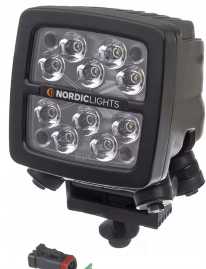 Čtvercová Pracovní Lampa LED10 50W 12/24V 6700lm Soustředěné Světlo