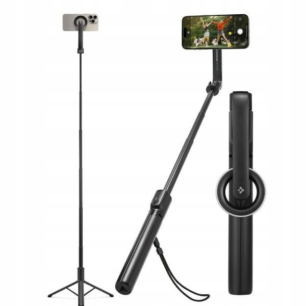 Selfiestick Spigen S580W MagSafe Tripod Bluetooth Černý