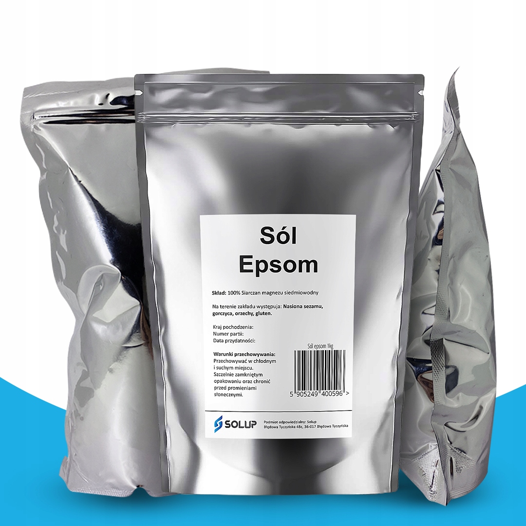 SIARCZAN MAGNEZU SÓL DO KĄPIELI RZYMSKA EPSOM 2kg Wielkość brak informacji